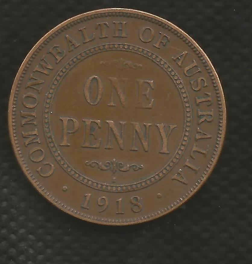 1918 Penny George V Centre Diamond About Very Fine Ebay